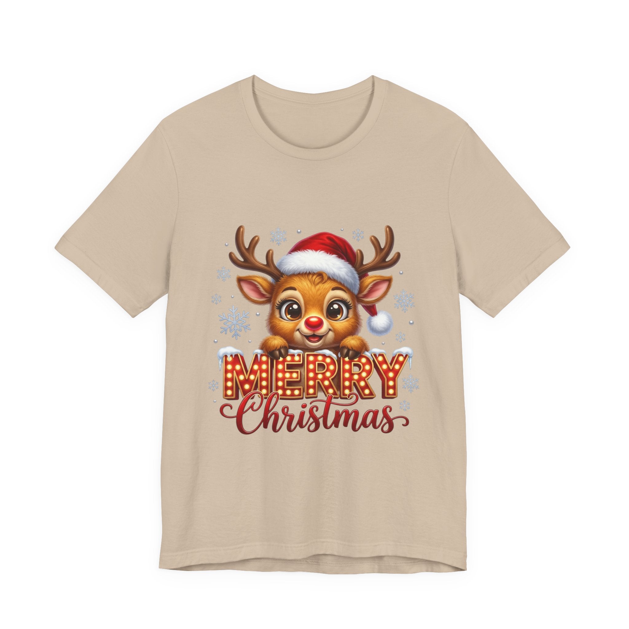 Merry Christmas Reindeer T‑Shirt