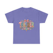 Teacher Floral Graphic Tee — Vintage Bow & Floral 