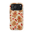 Gingerbread Men and Candy Canes  Extreme Impact MagSafe Phone Case | Christmas Cookie Design