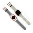 Be Mine; or Not - Pastel Heart Pattern Apple Watch Band — Cute Candy Hearts Watch Strap
