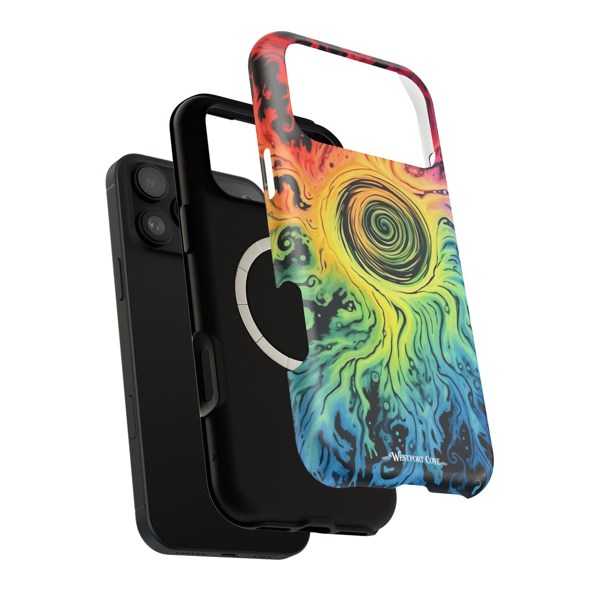 Psychedelic Rainbow Swirl Phone Case — Extreme Magsafe Phone Case