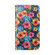 Tropical Hibiscus Flip Phone Case — Floral Wallet Flip Case with Card Slots