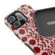 Red Scandi Floral - Extreme Impact MagSafe Phone Case