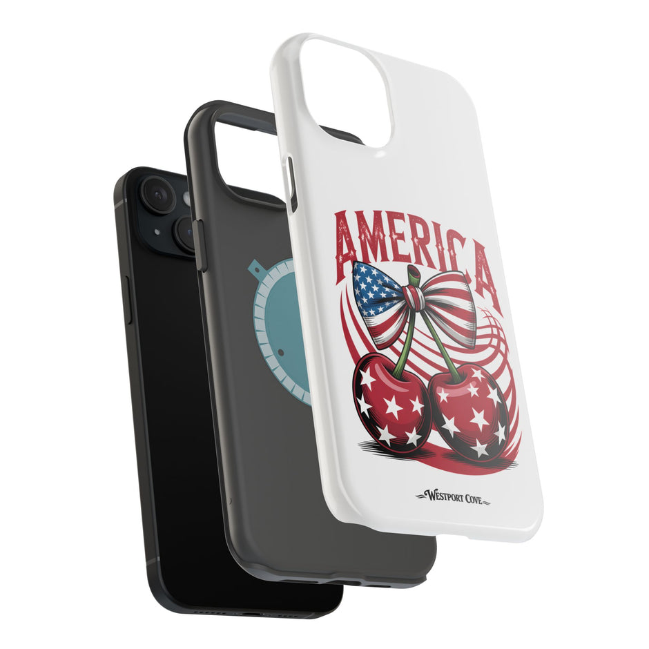 Patriotic Cherry - Extreme MagSafe Phone Case