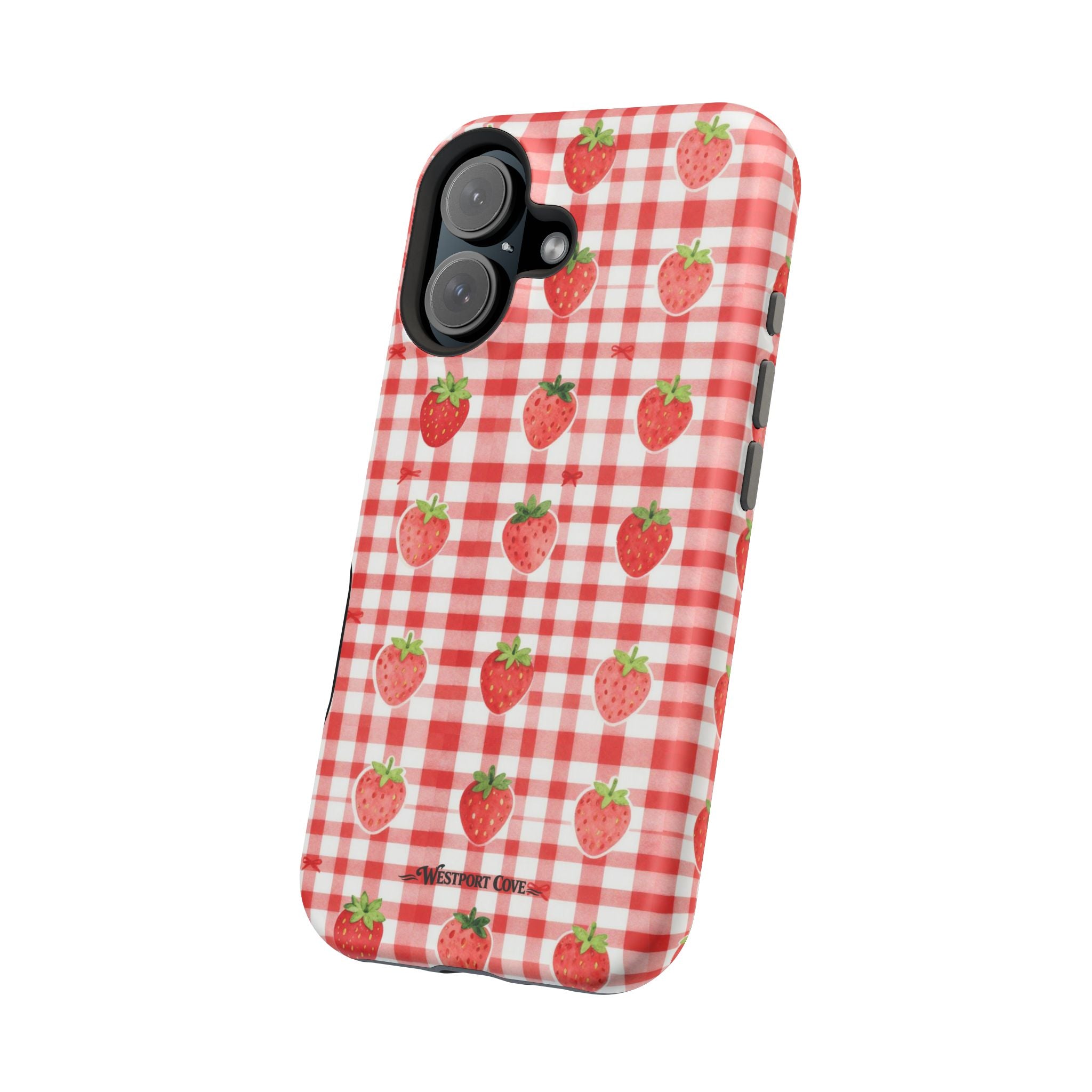 Strawberry Gingham - Extreme MagSafe Phone Case