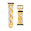 Daisy Chain - Apple Watch Band - Floral Watch Band - Yellow Daisy Pattern Apple Watch Strap