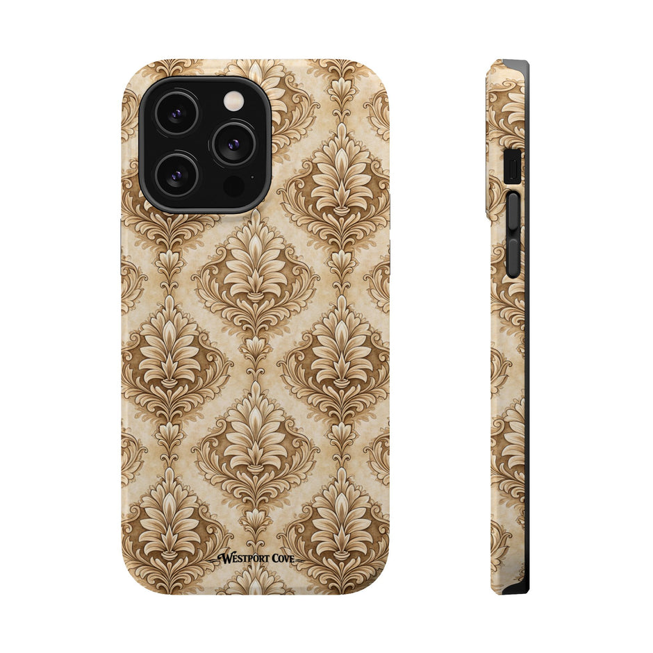 Damask Taupe - Extreme MagSafe Phone Case