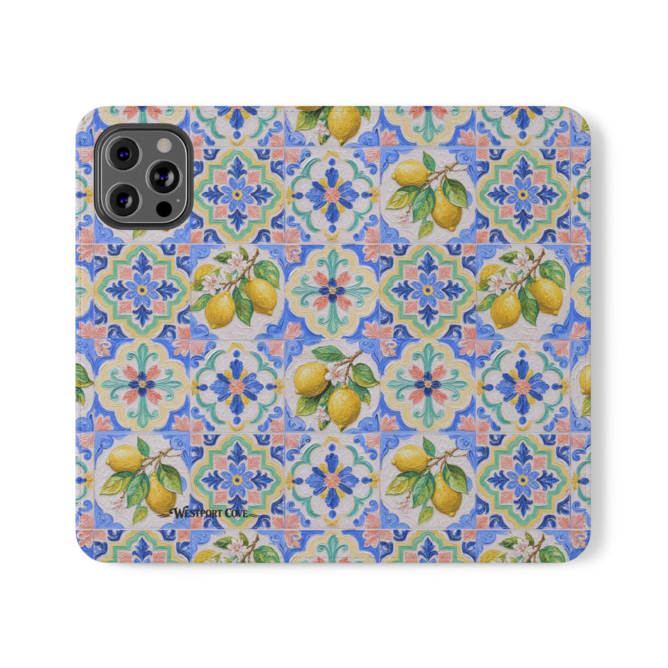 Santorini Lemon - Flip Case