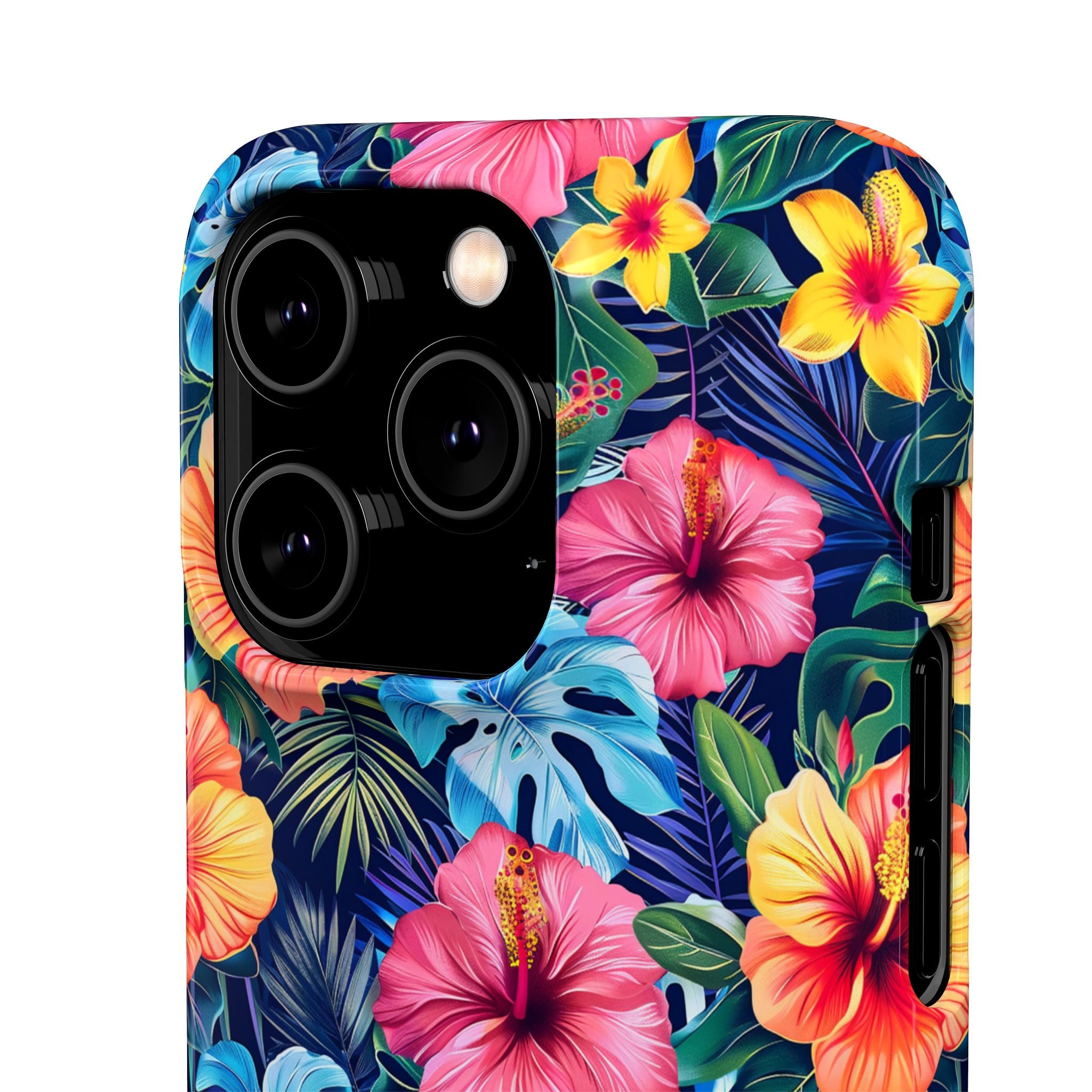 Tropical Hibiscus - Elite Phone Case — Floral Hawaiian Pattern Phone Cover