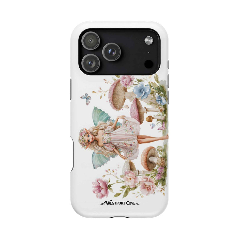 Fairy Vintage Mushroom Garden - Extreme Impact MagSafe Phone Case