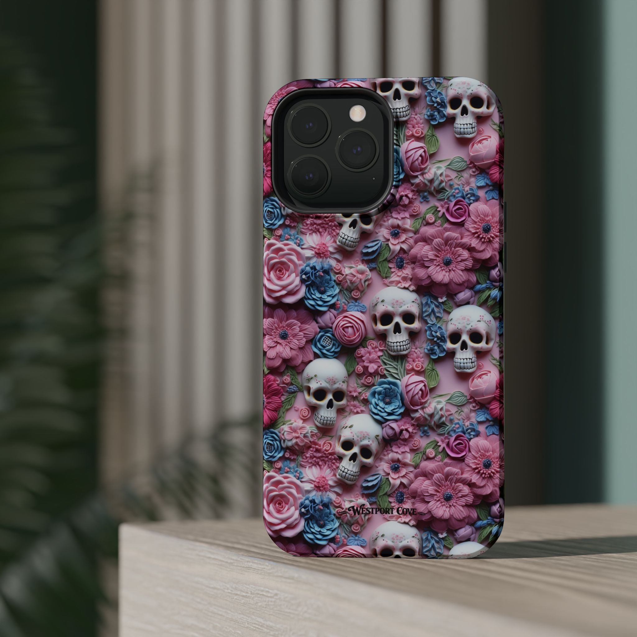 Floral Skull - Extreme MagSafe Phone Case