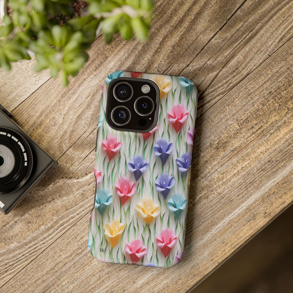 Floral Origami - Extreme Impact MagSafe Phone Case