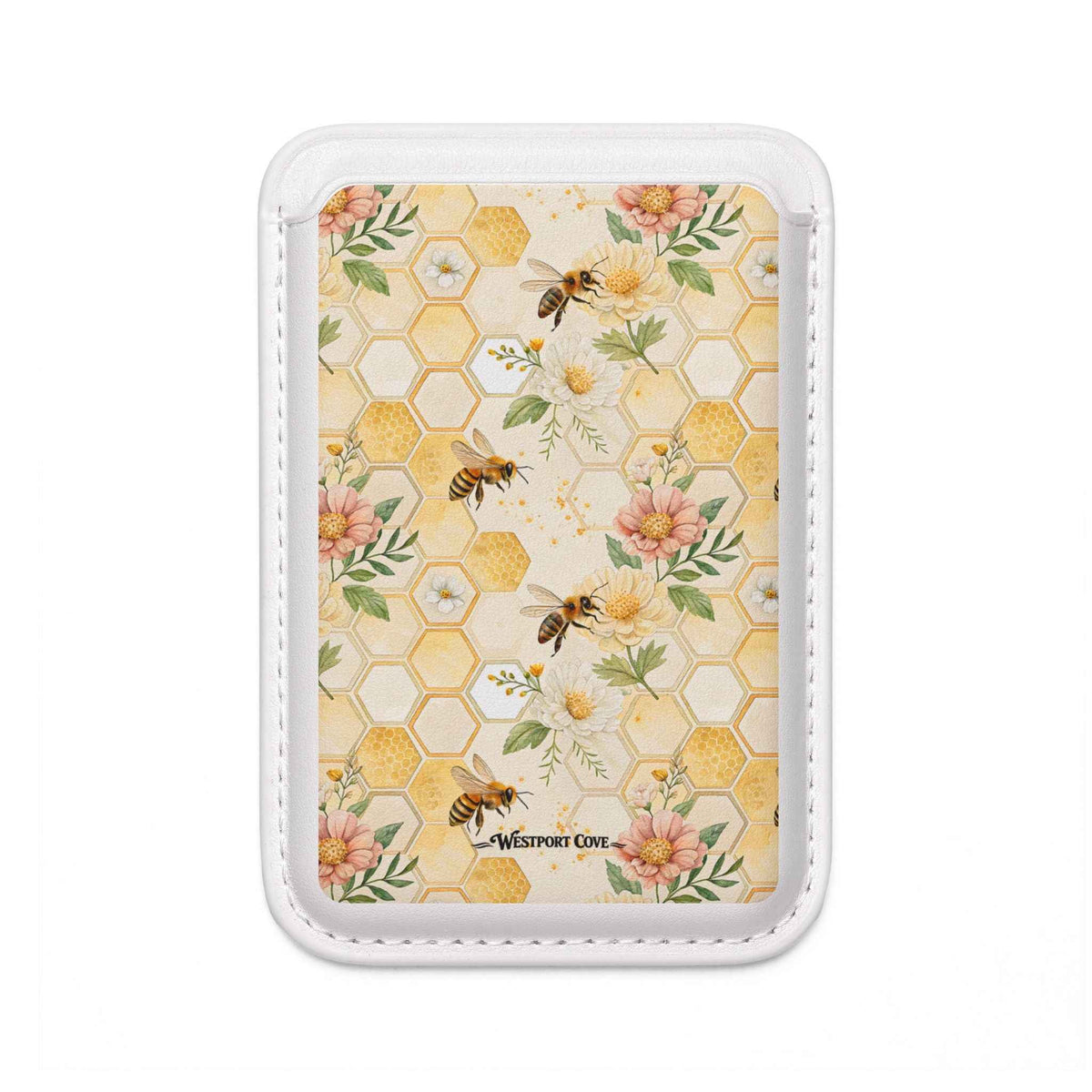 Honeycomb Heaven - MagSafe Vegan Card Holder