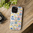 Watercolor Cats - Extreme Impact MagSafe Phone Case — Lemon Pattern