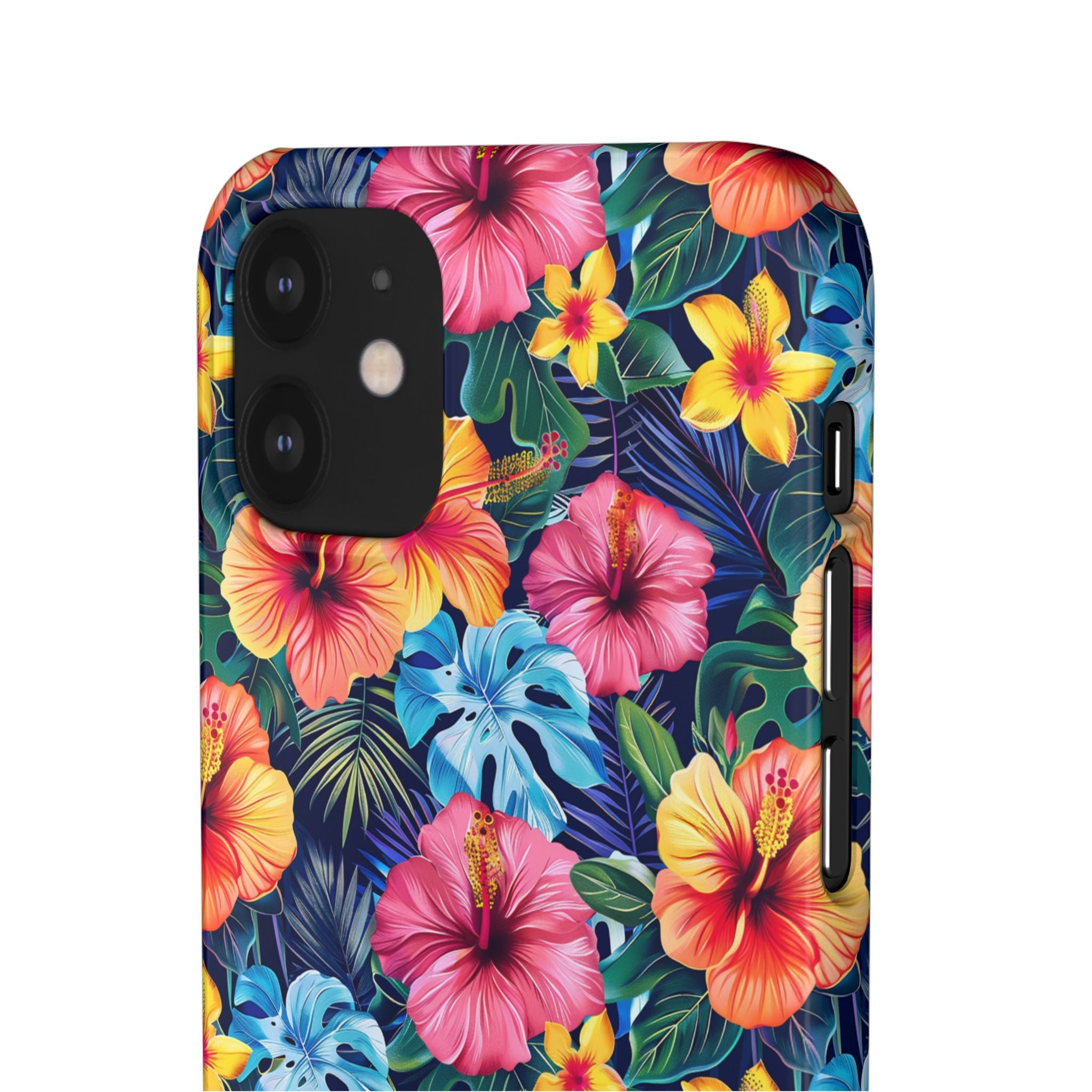 Tropical Hibiscus - Elite Phone Case — Floral Hawaiian Pattern Phone Cover