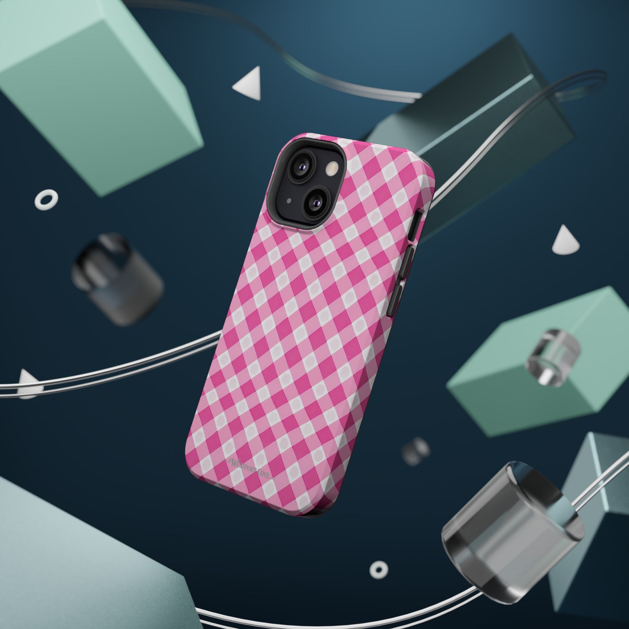 Pink Gingham - Extreme Phone Case