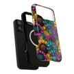 Colorful Floral Pattern - Extreme Impact MagSafe Phone Case
