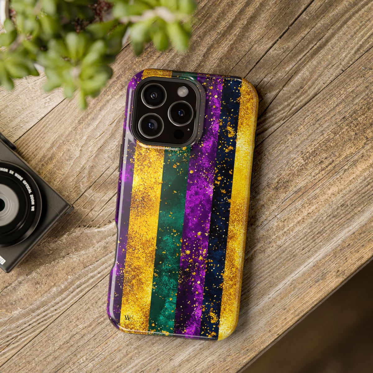 Mardi Gras Stripe - Extreme Impact MagSafe Phone Case