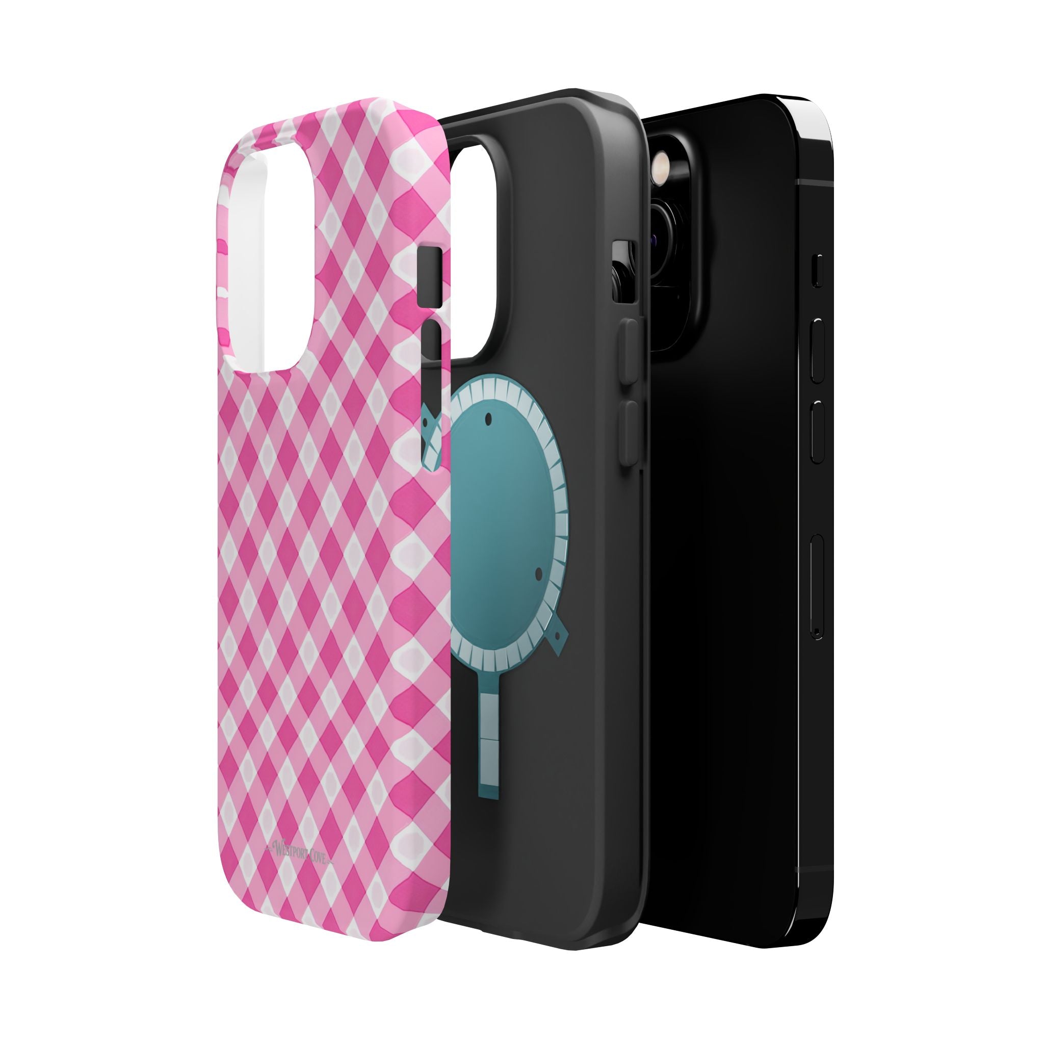 Pink Gingham - Extreme Phone Case