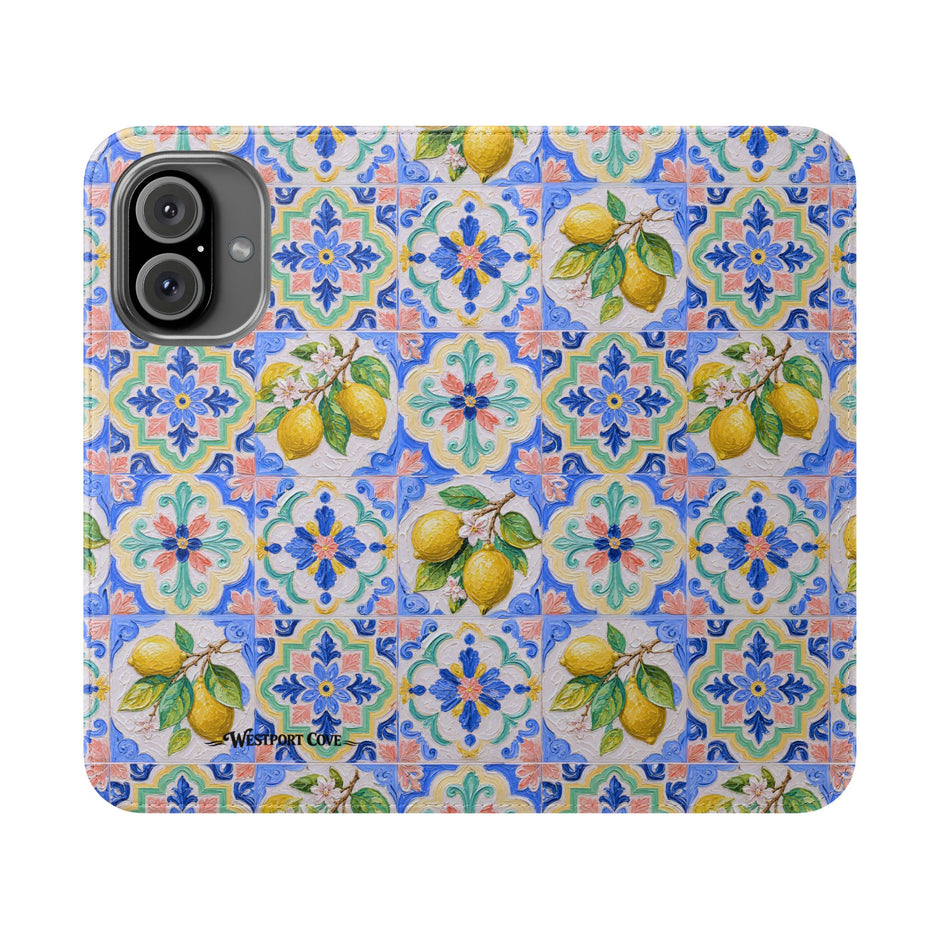 Santorini Lemon - Flip Case
