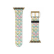 Be Mine; or Not - Pastel Heart Pattern Apple Watch Band — Cute Candy Hearts Watch Strap
