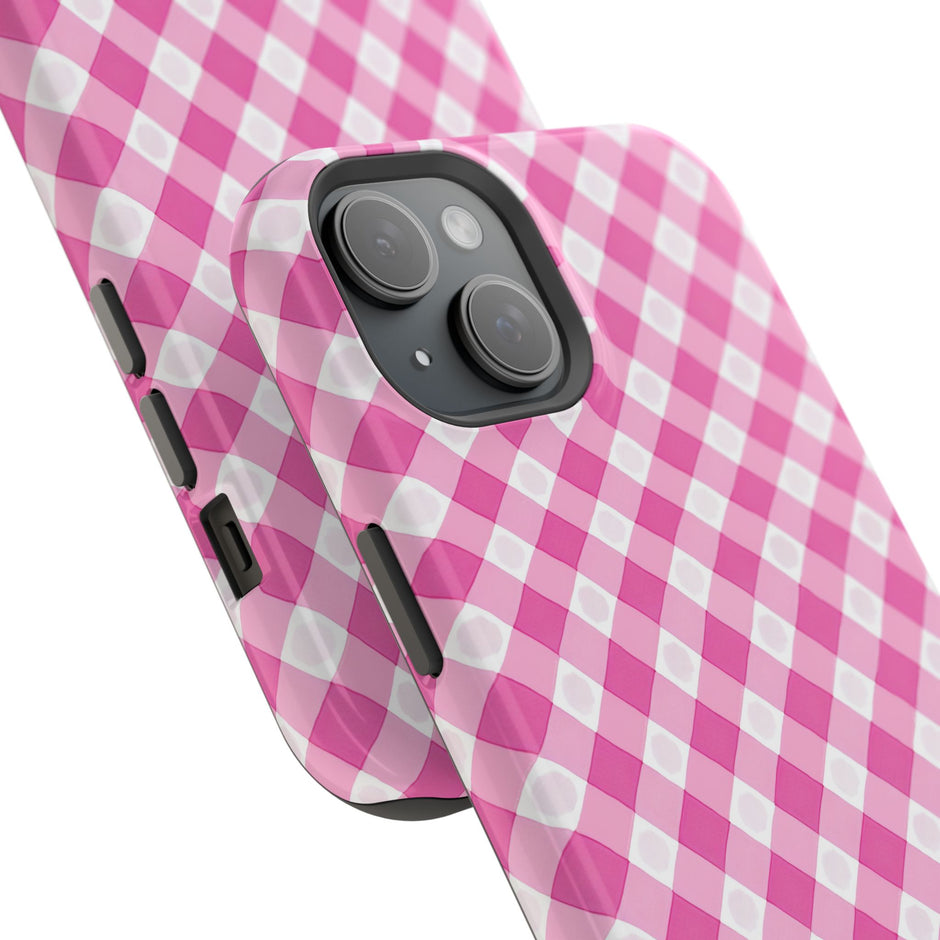 Pink Gingham - Extreme Phone Case