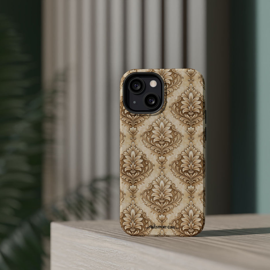 Damask Taupe - Extreme MagSafe Phone Case