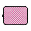 Pink Gingham  - Laptop Sleeve — Cute Plaid Protective Case