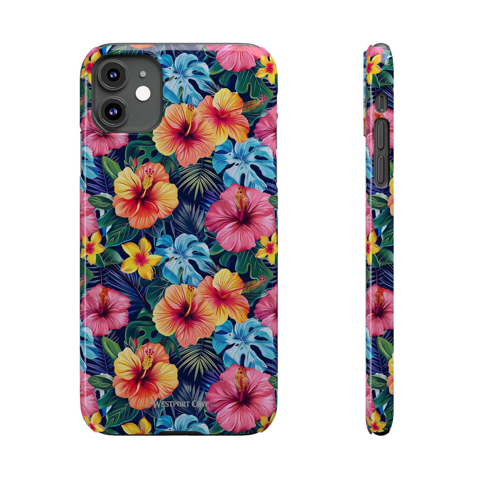 Tropical Hibiscus - Essential Phone Case — Floral Beach Vibe Phone Cover