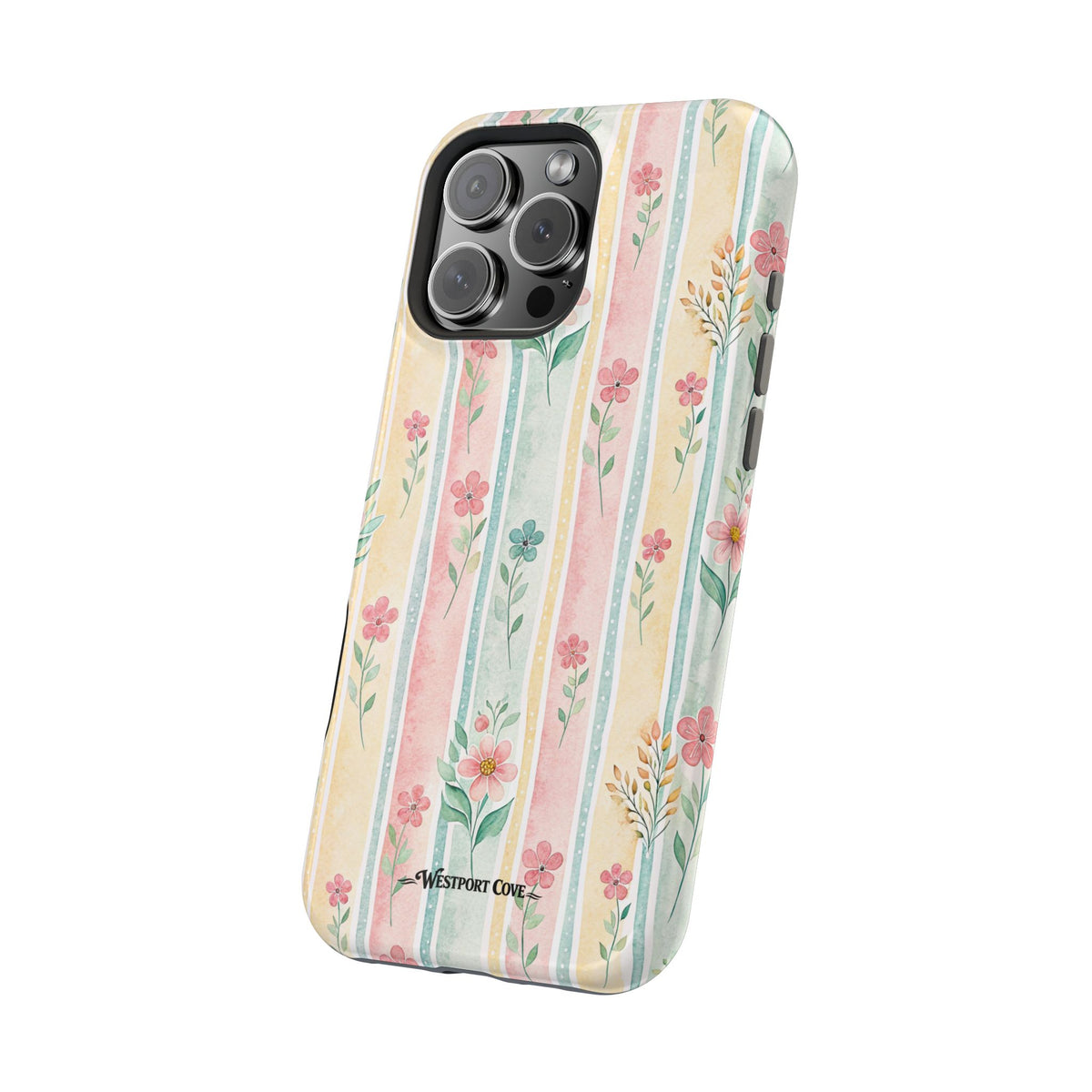 Floral Stripe - Extreme MagSafe Phone Case