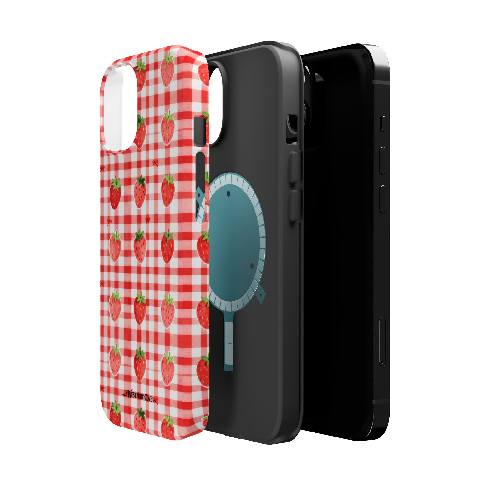 Strawberry Gingham - Extreme MagSafe Phone Case