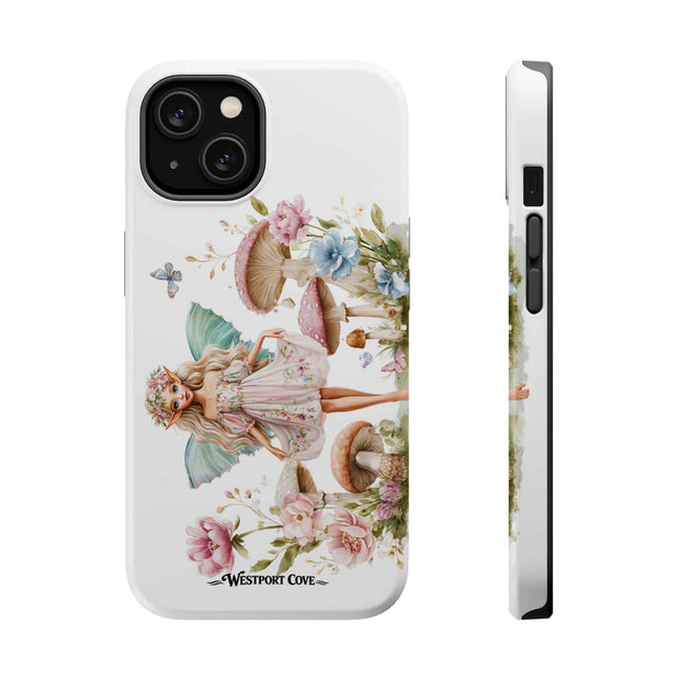 Fairy Vintage Mushroom Garden - Extreme Impact MagSafe Phone Case