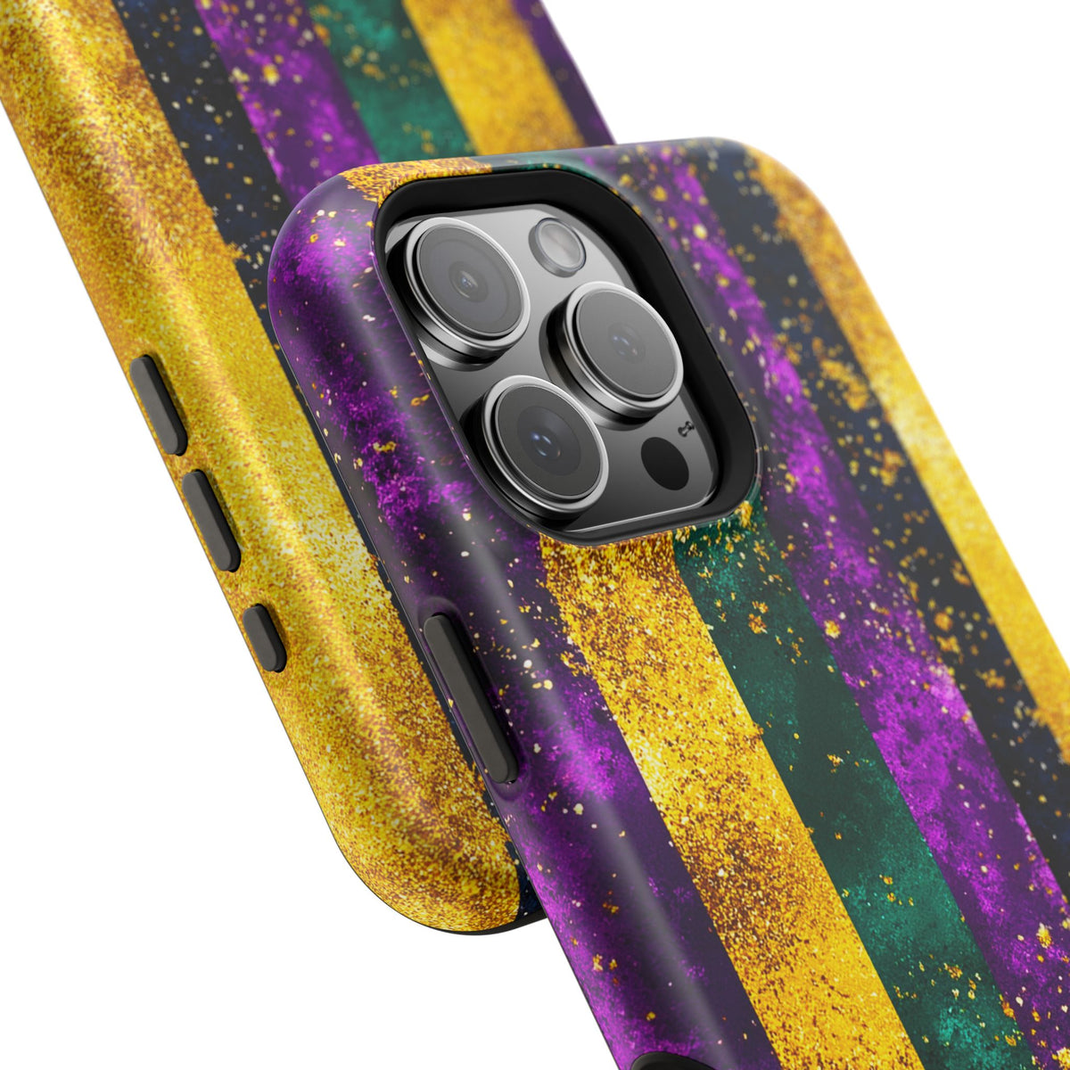 Mardi Gras Stripe - Extreme Impact MagSafe Phone Case