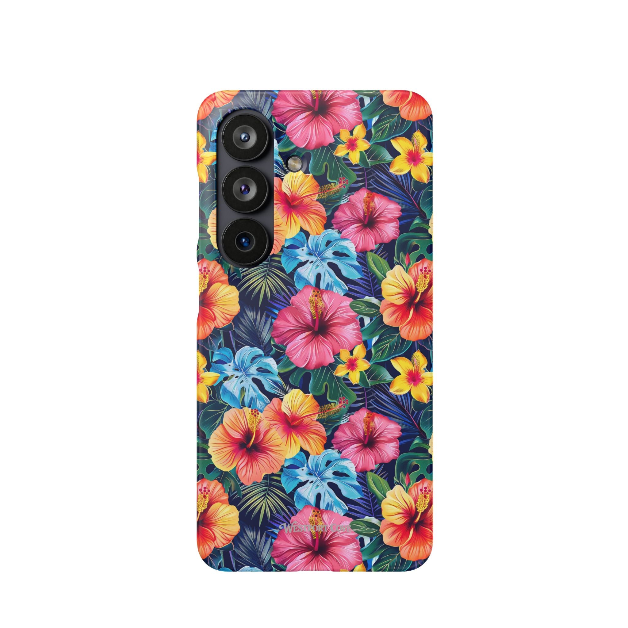 Tropical Hibiscus - Elite Phone Case — Floral Hawaiian Pattern Phone Cover