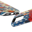 Patriotic Daisy - American Flag  - Extreme Impact MagSafe Phone Case