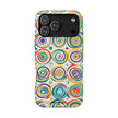 Colorful Concentric Circles Extreme Impact MagSafe Phone Case