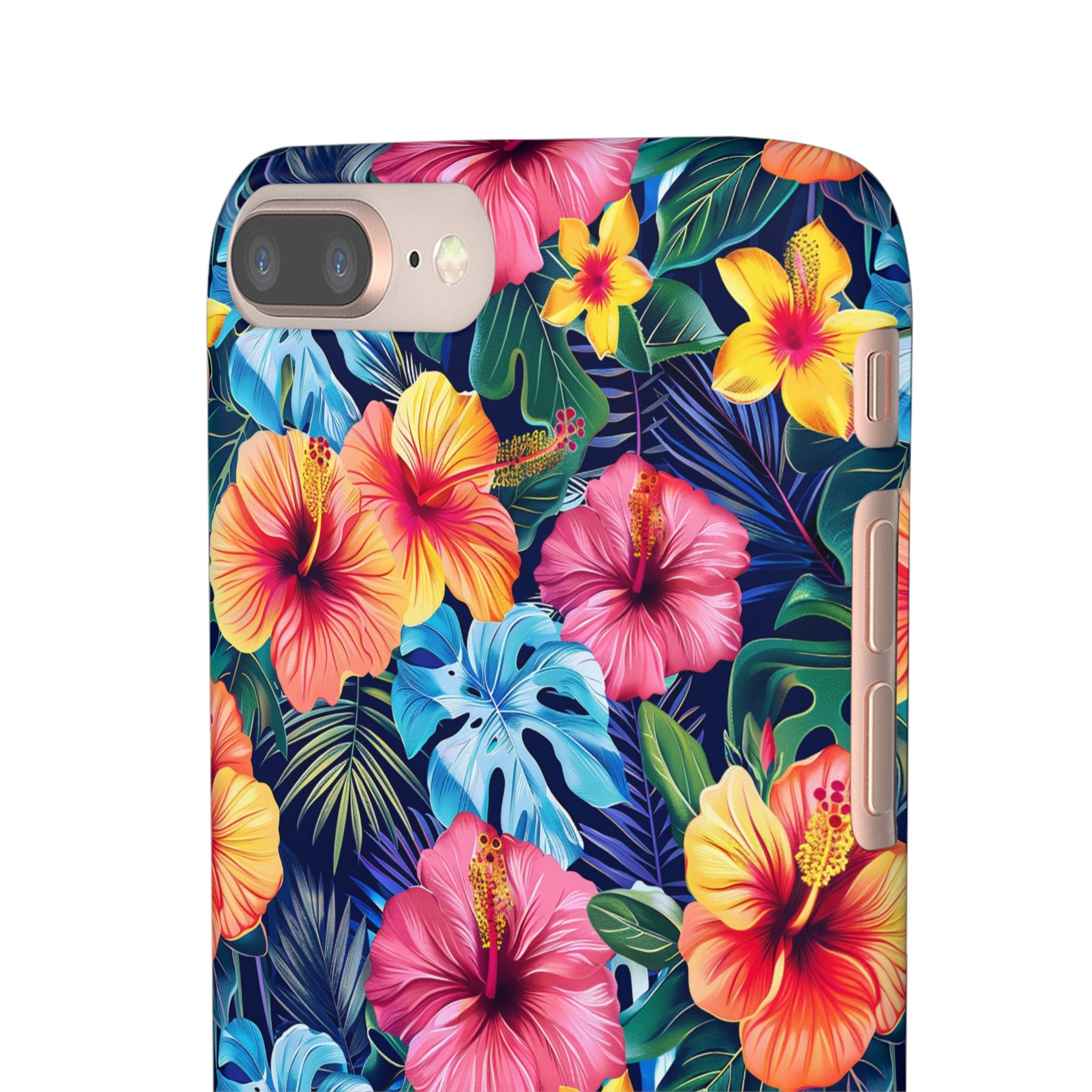 Tropical Hibiscus - Elite Phone Case — Floral Hawaiian Pattern Phone Cover