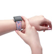 Bow Floral - Ribbon Pattern Apple Watch Band — Pastel Pink & Lavender Watch Strap