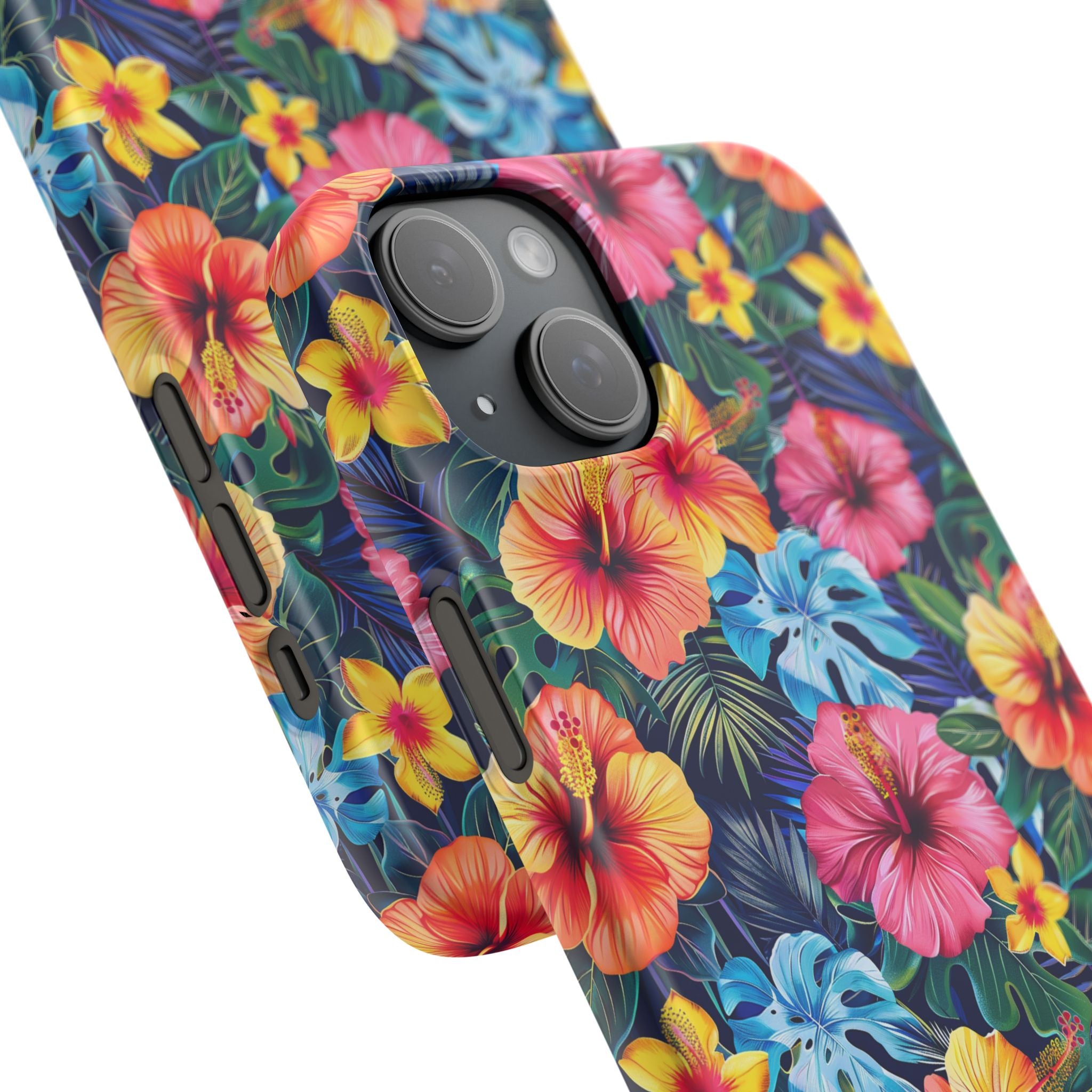 Tropical Hibiscus - Elite Phone Case — Floral Hawaiian Pattern Phone Cover
