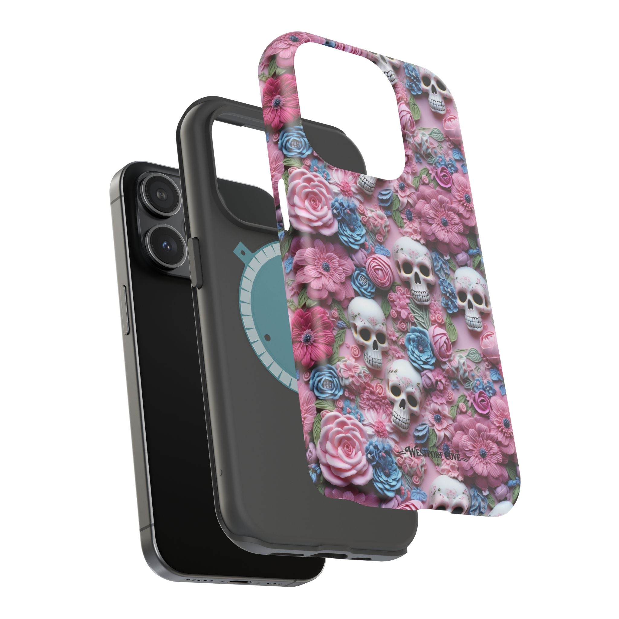 Floral Skull - Extreme MagSafe Phone Case
