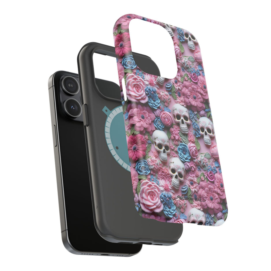 Floral Skull - Extreme MagSafe Phone Case