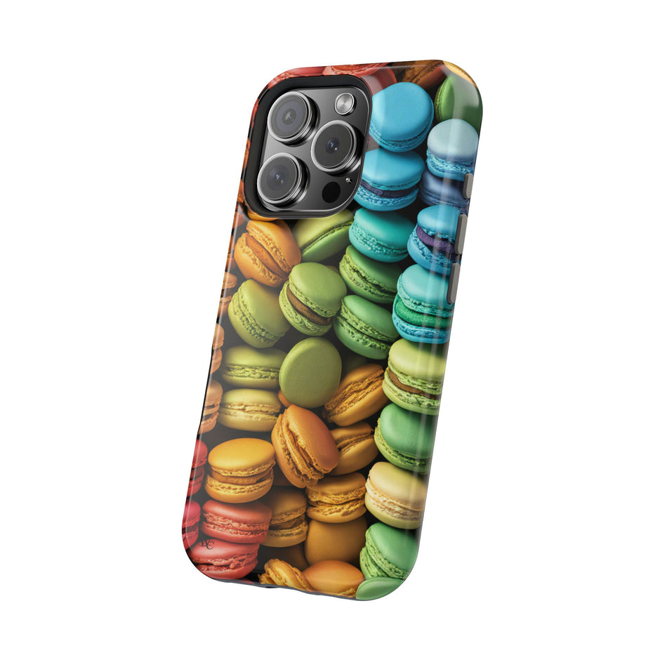 Rainbow Macarons  - Extreme Impact MagSafe Phone Case