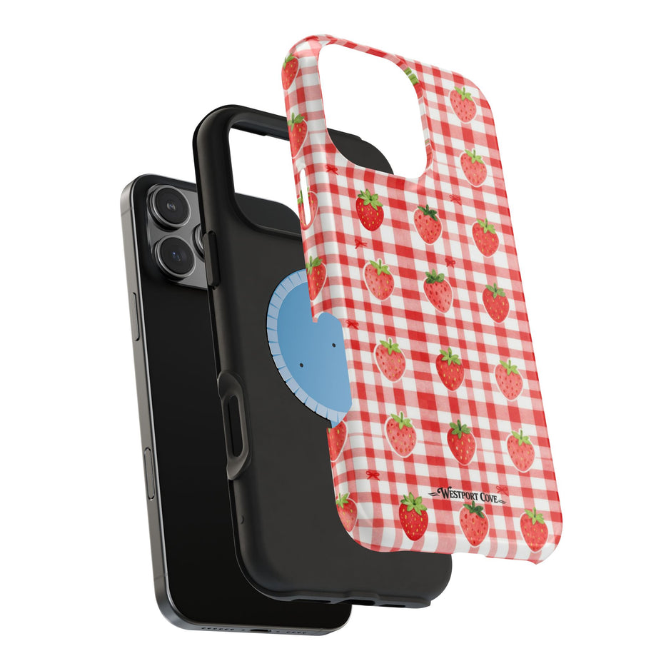 Strawberry Gingham - Extreme MagSafe Phone Case