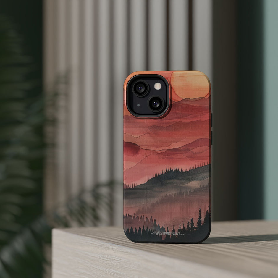 Sunset Mountain - Extreme MagSafe Phone Case