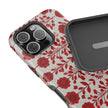 Red Scandi Floral - Extreme Impact MagSafe Phone Case