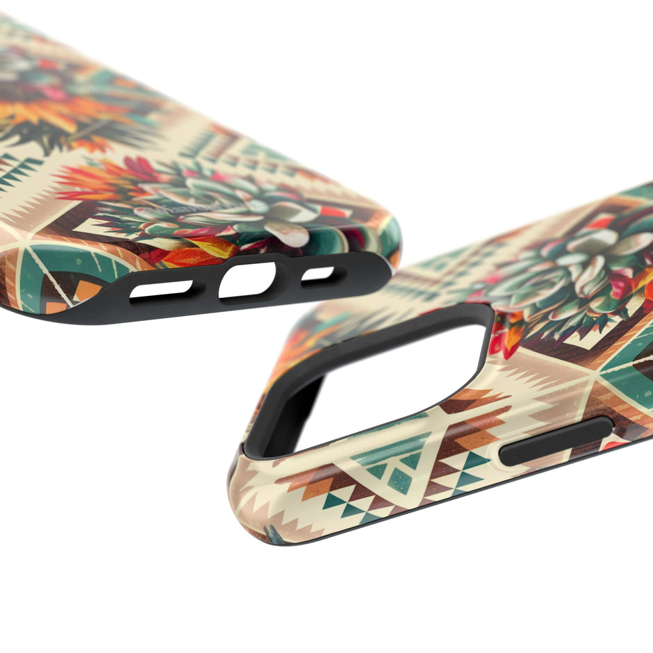 Southwestern Succulent Extreme Impact MagSafe Phone Case