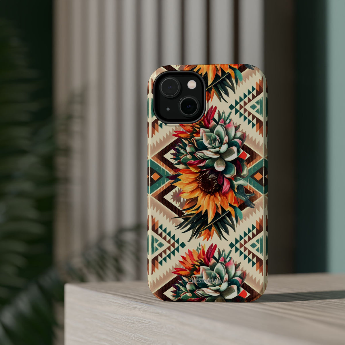 Southwestern Succulent Extreme Impact MagSafe Phone Case