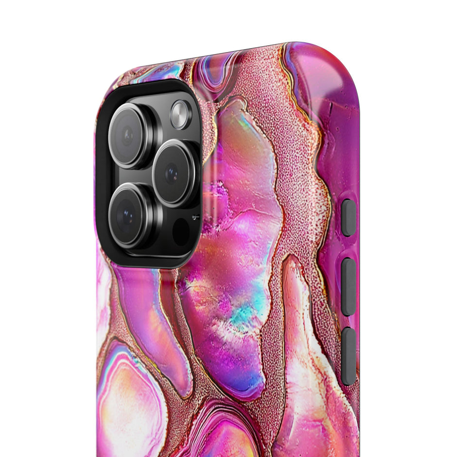 Pink Agate - Extreme Impact MagSafe Phone Case