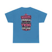 Warning Fragile I Dropped My Twins Off At College T‑Shirt