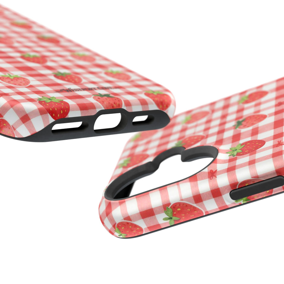 Strawberry Gingham - Extreme MagSafe Phone Case